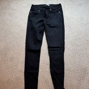 PAIGE Women's Black Skinny Jeans